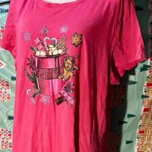 Pink Time & tru Christmas Dress